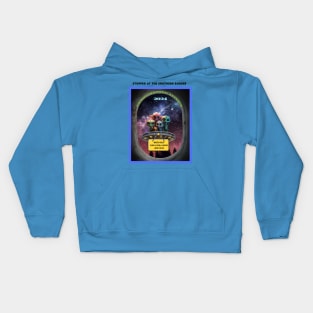 Aliens stranded in Outer Space Kids Hoodie